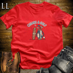 Cigars and Golf T-Shirt Red | Cigar Golfer Gift Tee
