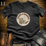 Cigars and Grandpas T-Shirt Black | Grandpa Cigar Gift
