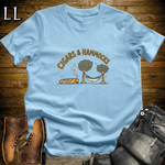 Cigars and Hammocks T-Shirt Light Blue | Cigar Lover Gift Tee