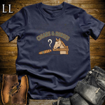 Cigars and Horses T-Shirt Navy | Horse Lover Cigar Gift Tee