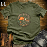 Cigars and Hunting T-Shirt Military Green | Deer Season Cigar Shirt