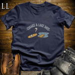 Cigars and Lake Days T-Shirt Navy | Lake House Cigar Gift