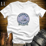 Cigars and Late Nights T-Shirt White | Late Night Cigar Shirt