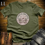 Cigars and Long Talks T-Shirt Military Green | Deep Talks Cigar Gift Tee