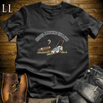 Cigars and Mowing The Lawn T-Shirt Black | Lawn Care Gift Tee