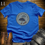 Cigars and Rainy Days T-Shirt Royal Blue | Rainy Day Cigar Lover Gift Tee