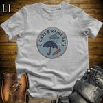 Cigars and Rainy Days T-Shirt Sport Grey | Rainy Day Cigar Lover Gift Tee