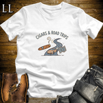 Cigars and Road Trips T-Shirt White | Cigar Lover Gift Tee