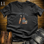 Cigars and Rum T-Shirt Black | Cigar and Rum Lover Tee