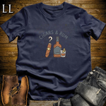 Cigars and Rum T-Shirt Navy | Cigar and Rum Lover Tee
