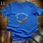 Cigars and Stargazing T-Shirt Royal Blue | Cigar Lover Gift