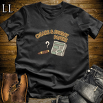 Cigars and Sunday Papers T-Shirt Black | Sunday Cigar Gift Tee