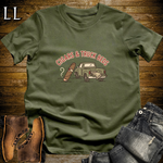 Cigars and Truck Beds T-Shirt Military Green | Truck Owner Cigar Gift Tee