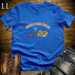 Cigars and Vinyl Records T-Shirt Royal Blue | Record Collector Cigar Shirt