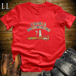 Cigars and Woodworking T-Shirt Red | Workshop Gift Shirt