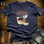 Cigars Dont Ask Questions 2 T-Shirt Navy | Funny Cigar Quote Tee
