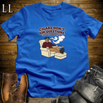 Cigars Dont Ask Questions 2 T-Shirt Royal Blue | Funny Cigar Quote Tee