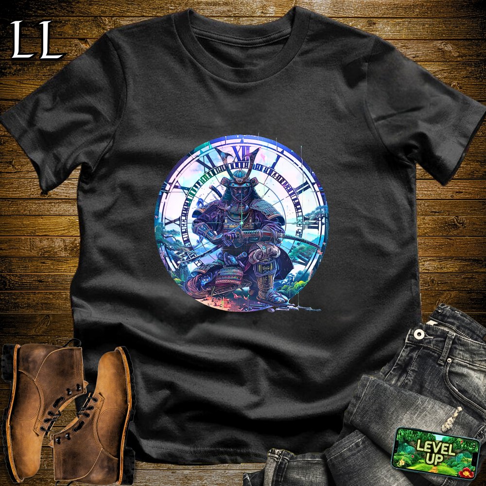 Clockwork Samurai White | Steampunk Robot Shirt