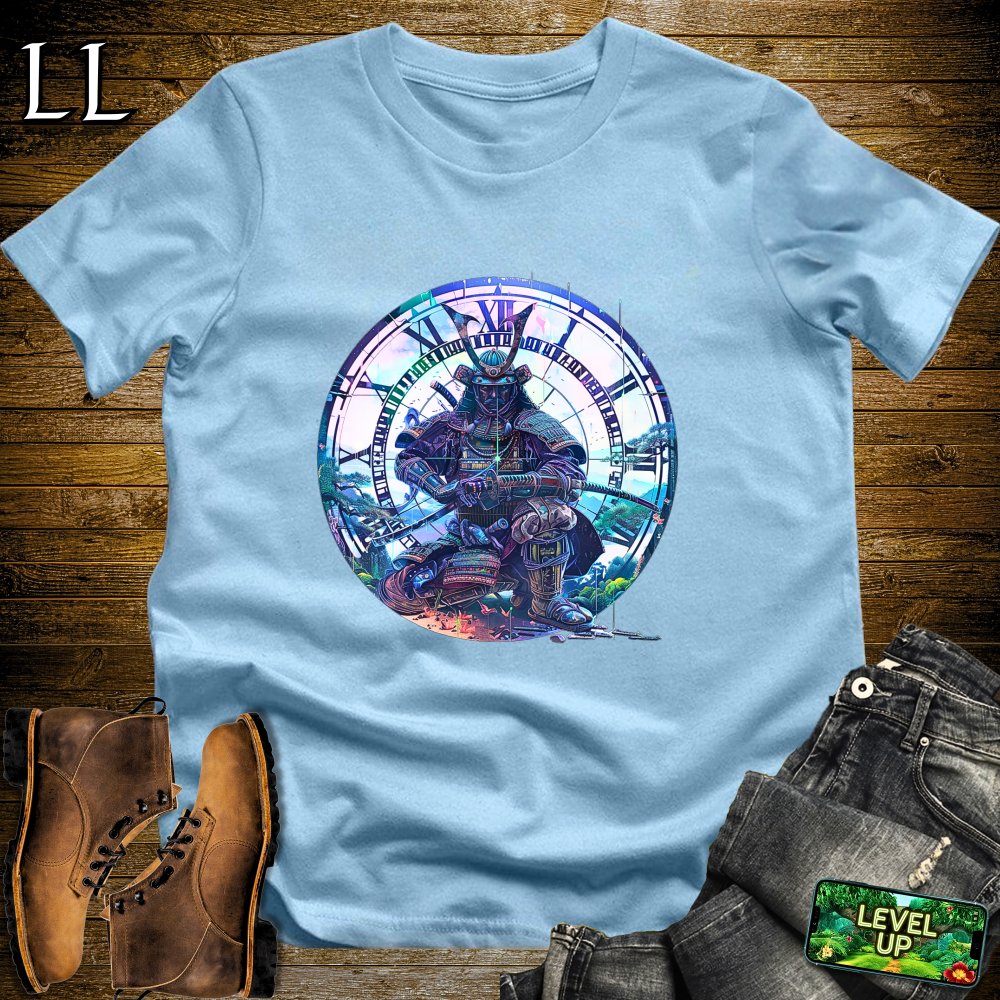 Clockwork Samurai Softstyle Tee - Light Blue - LegacyLayers