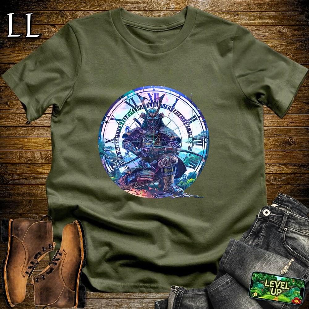 Clockwork Samurai Softstyle Tee - Military Green - LegacyLayers