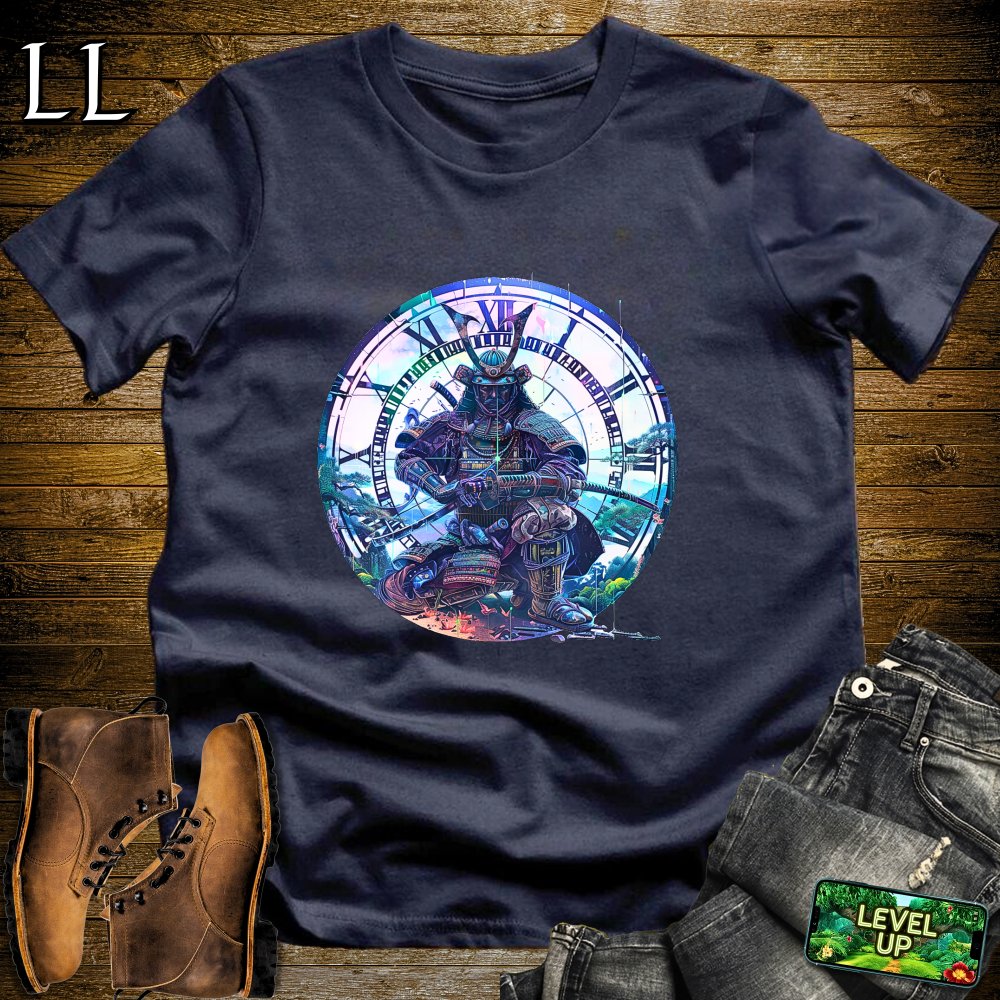 Clockwork Samurai Softstyle Tee - Navy - LegacyLayers