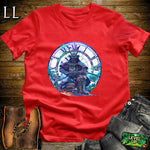 Clockwork Samurai Royal Blue | Steampunk Robot Shirt