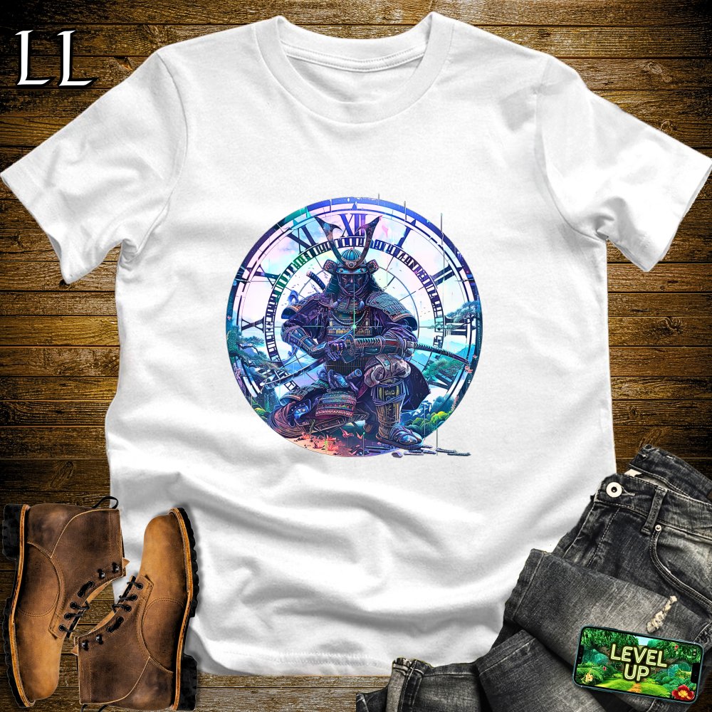 Clockwork Samurai Military Green | Steampunk Robot Shirt