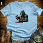 Coffee Gorilla Softstyle Tee Light Blue | Coffee Lover Gift