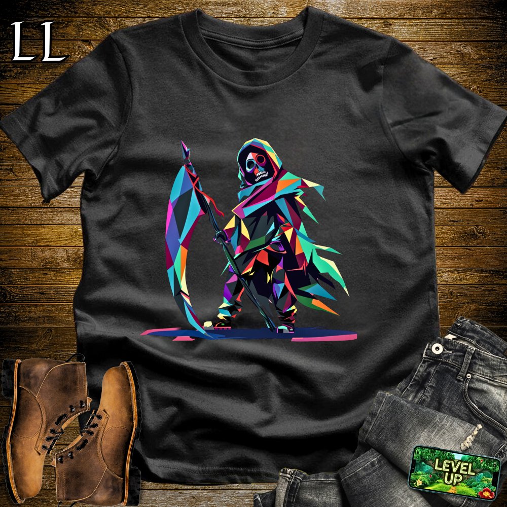 Color Blast Grim Reaper Softstyle Tee - Black - LegacyLayers