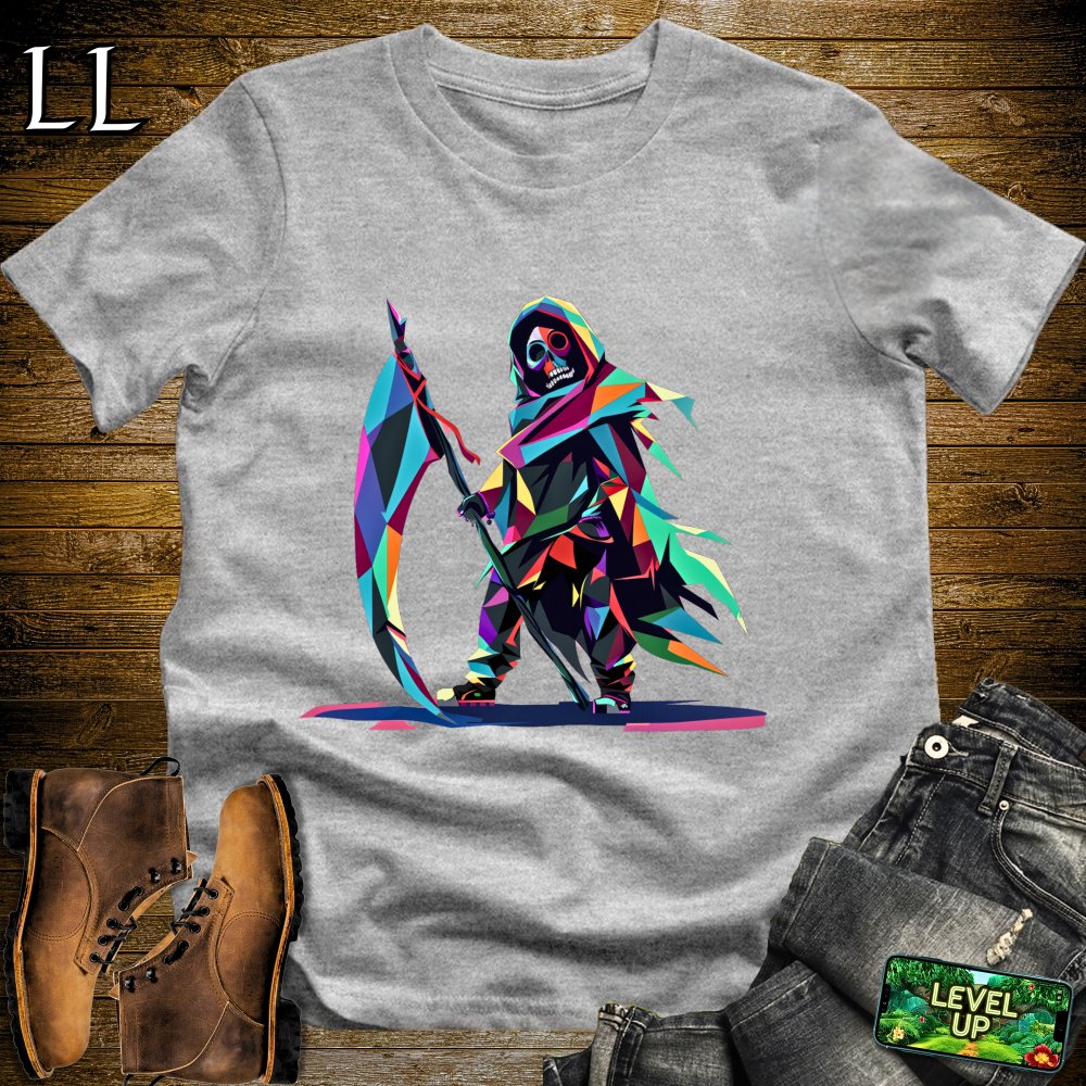 Color Blast Grim Reaper Softstyle Tee - Sport Grey - LegacyLayers