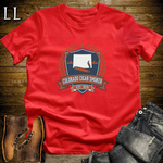 Colorado Cigar Smoker Shield T-Shirt Red | Colorado Cigar Crest Gift Tee