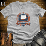 Colorado Cigar Smoker Shield T-Shirt Sport Grey | Colorado Cigar Crest Gift Tee