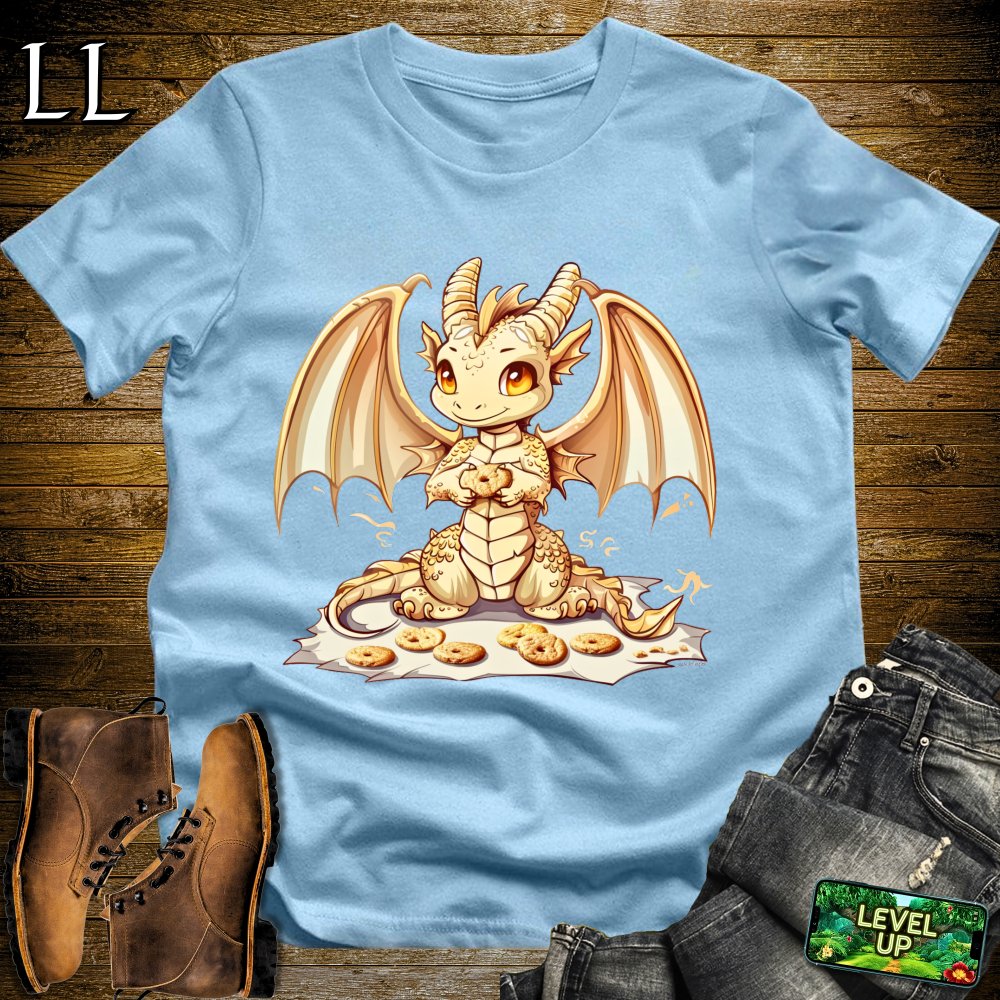 Cookie Dragon Softstyle Tee - Light Blue - LegacyLayers