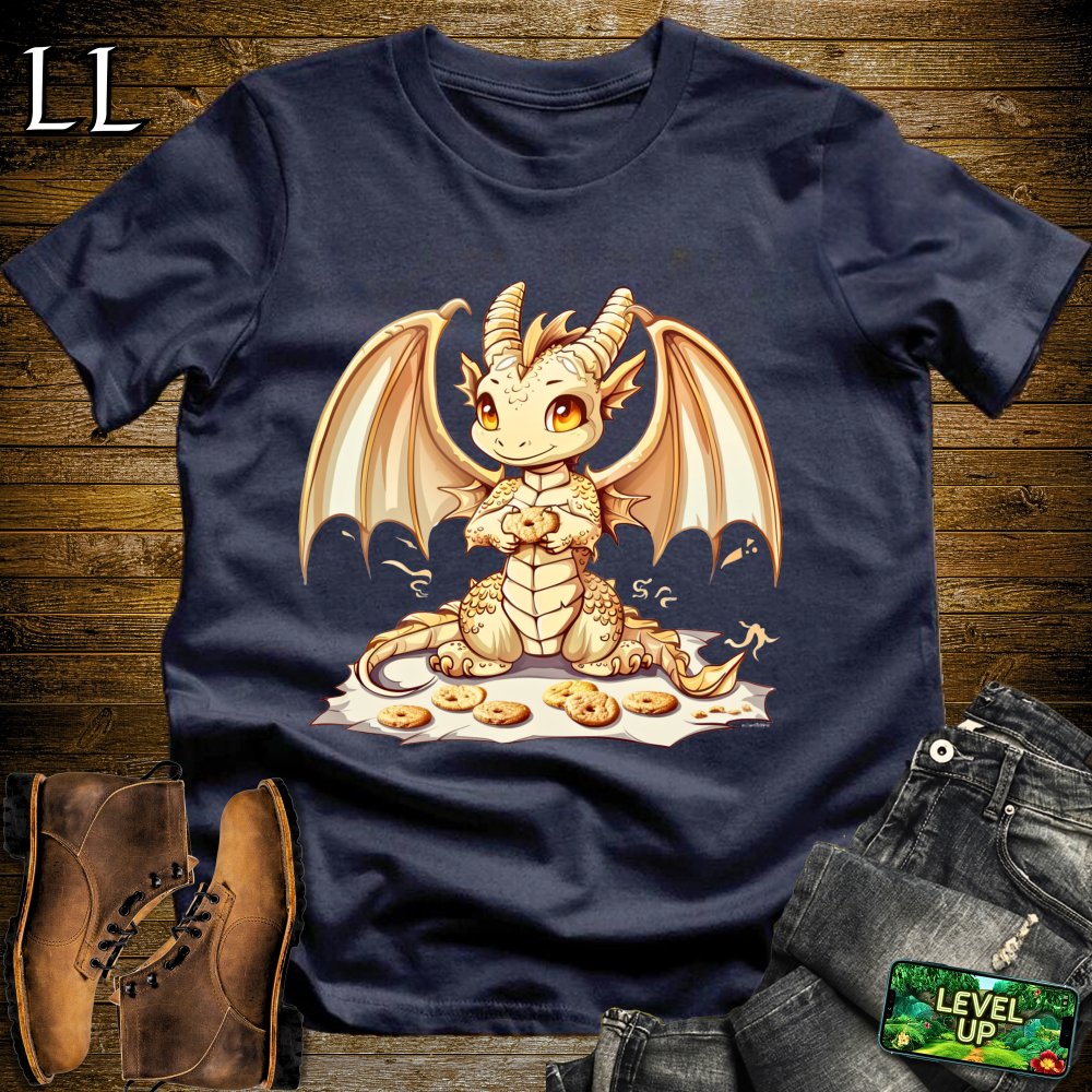 Cookie Dragon Softstyle Tee - Navy - LegacyLayers