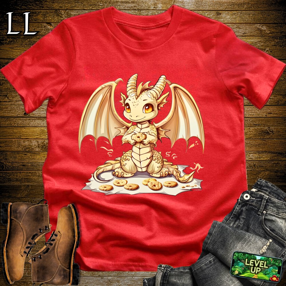 Cookie Dragon Softstyle Tee - Red - LegacyLayers