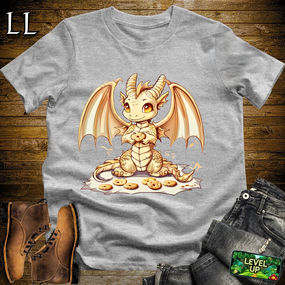 Cookie Dragon Softstyle Tee - Sport Grey - LegacyLayers