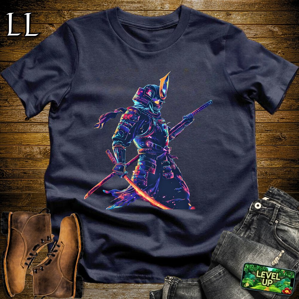 Cosmic Samurai Softstyle Tee Navy | Samurai Tee