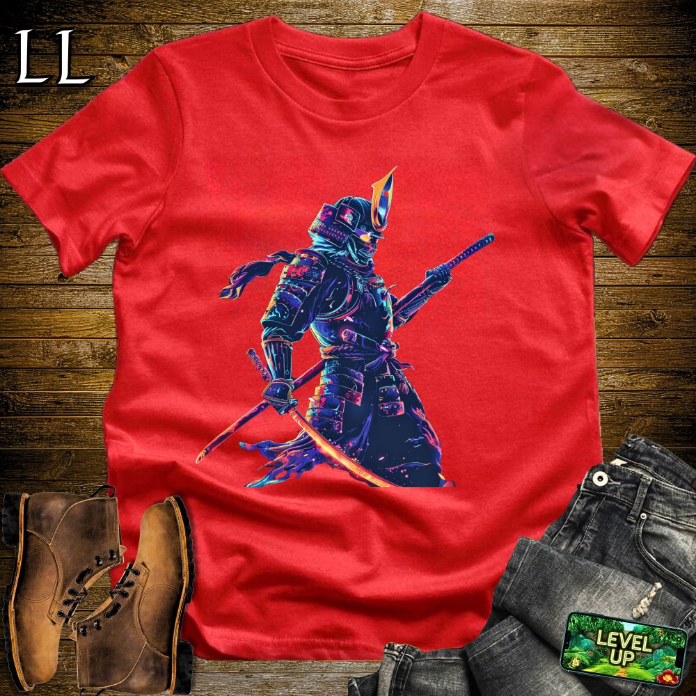 Cosmic Samurai Softstyle Tee Red | Samurai Tee