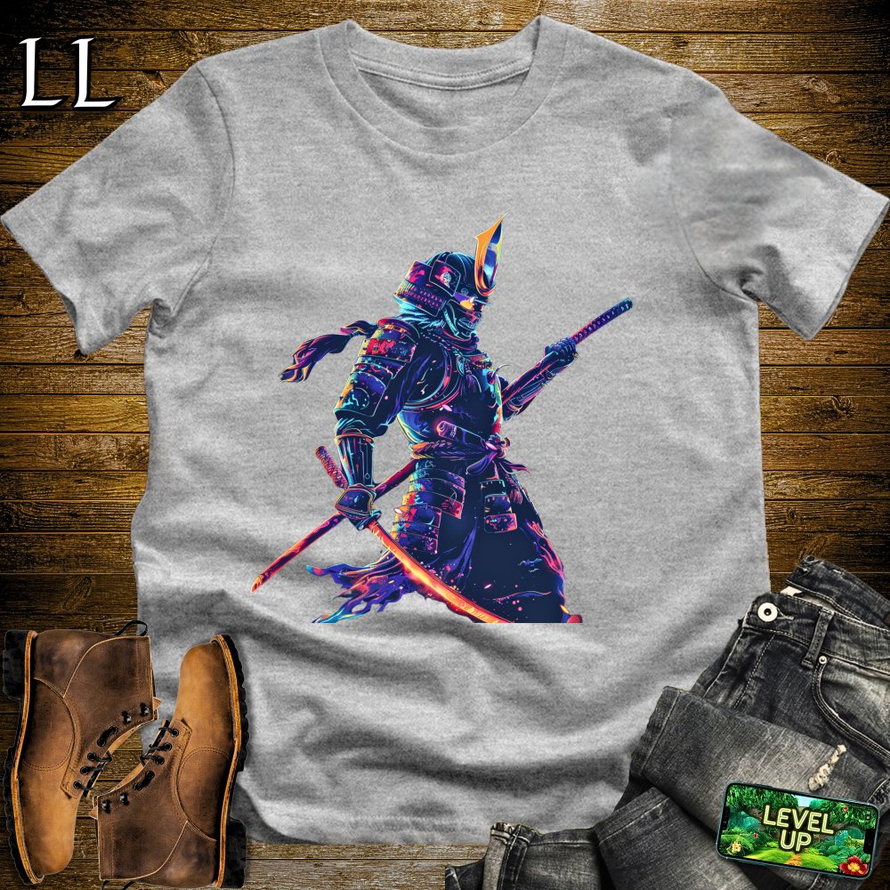 Cosmic Samurai Softstyle Tee Sport Grey | Samurai Tee