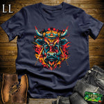 Cow Samurai Navy | Fun Warrior Tee
