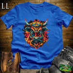 Cow Samurai Royal Blue | Fun Warrior Tee