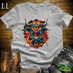 Cow Samurai Sport Grey | Fun Warrior Tee