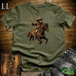 Cowboy Gorilla Military Green | Western Shirt