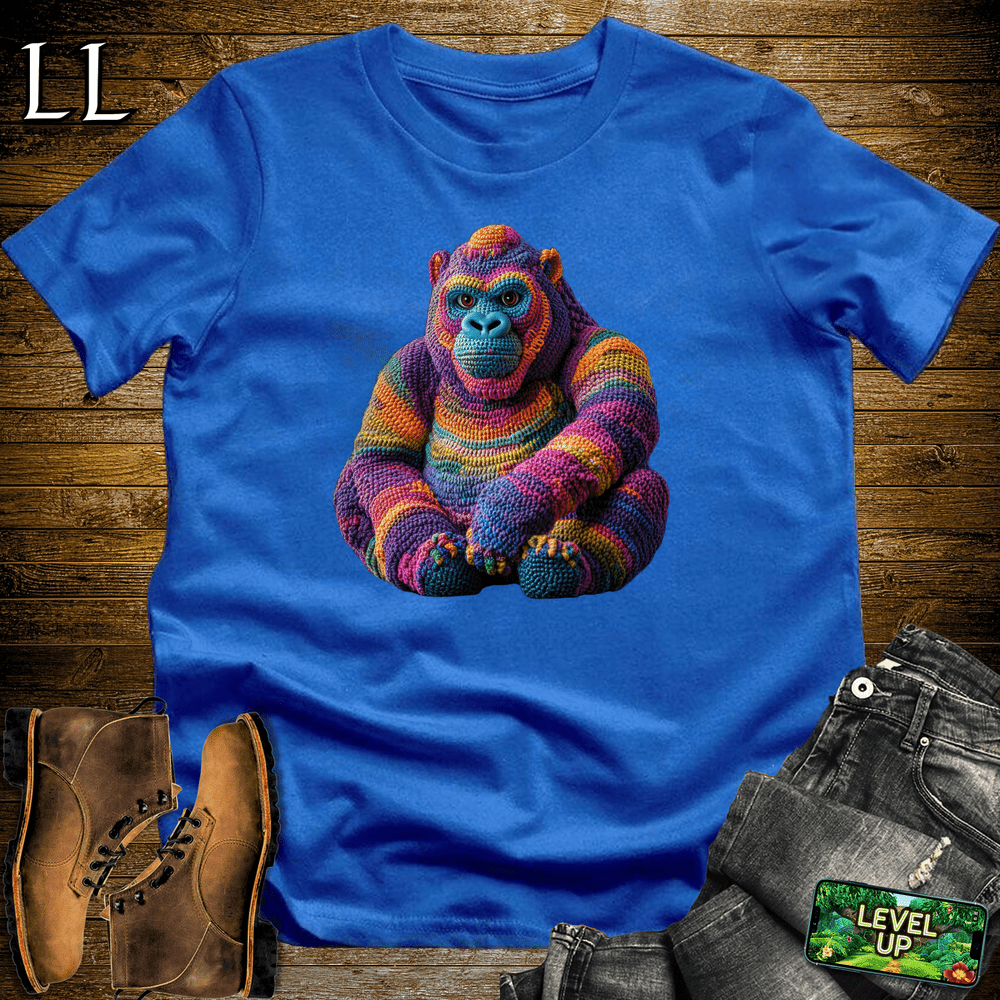 Crochet Gorilla Royal | Crafter's Gorilla Graphic Tee