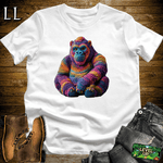 Crochet Gorilla White | Crafter's Gorilla Graphic Tee