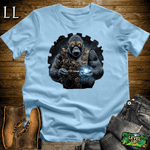 Cyberpunk Gorilla Light Blue | Futuristic Shirt