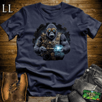 Cyberpunk Gorilla Navy | Futuristic Shirt