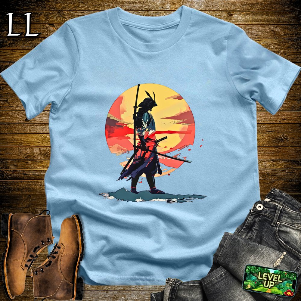 Dawn of the Samurai Softstyle Tee - Light Blue - LegacyLayers