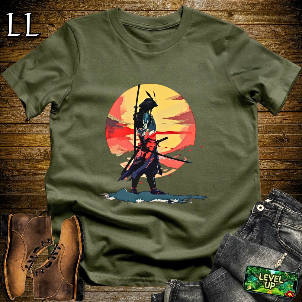 Dawn of the Samurai Softstyle Tee - Military Green - LegacyLayers