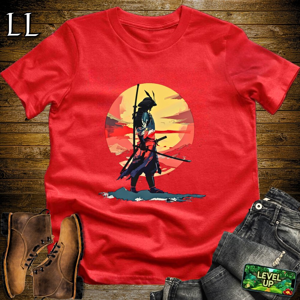 Dawn of the Samurai Softstyle Tee - Red - LegacyLayers